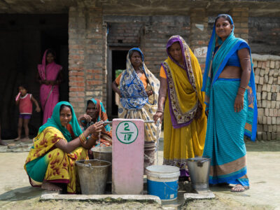 Community drinking water scheme stand-post - Ajitpur, Paswan tol