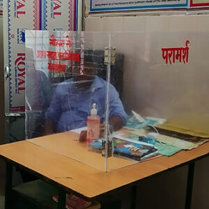 Partition to maintain distance for Healthcare workers in Community Health Center_Uttar Pradesh Partition to maintain distance for Healthcare workers in Community Health Center_Uttar Pradesh
