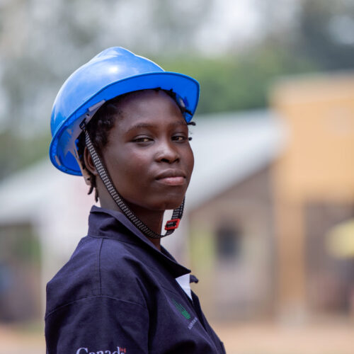 Piyich Jennifer--2 Piyich Jennifer in Arua city, Uganda. Piyich is among the girls undergoing a three months training at St. John's Institute of Science and Technology under the SWEET project by Aga Khan Foundation Canada. She is specialising in motorcycle mechanics.